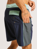 Boardshort Hang Loose Block 19" Marinho