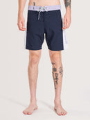 Boardshort Hang Loose Block 19" Lilás