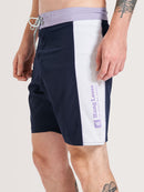 Boardshort Hang Loose Block 19" Lilás