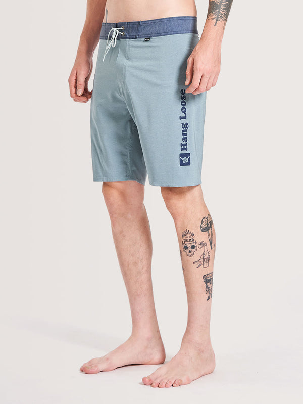 Boardshort Hang Loose Heather 20" Azul