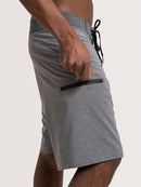 Boardshort Hang Loose Heather 20" Cinza