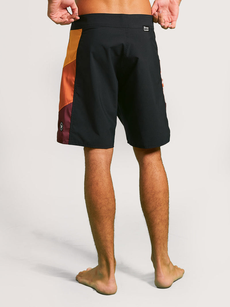 Boardshort Hang Loose Golden 19" Preto