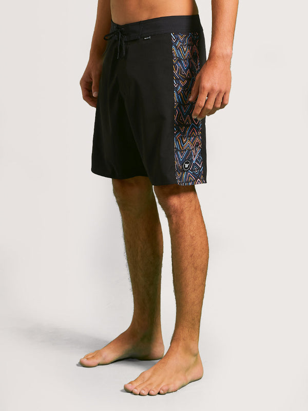 Boardshort Hang Loose Siderisks 19" Preto