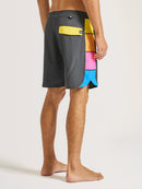 Boardshort Hang Loose Neon 18'' Cinza