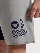 Boardshort Hang Loose Eighties 18'' Azul Marinho