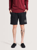 Bermuda Moletom Hang Loose After Preta