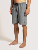 Bermuda Moletom Hang Loose Logo Grafite