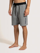 Bermuda Moletom Hang Loose Lettering Grafite