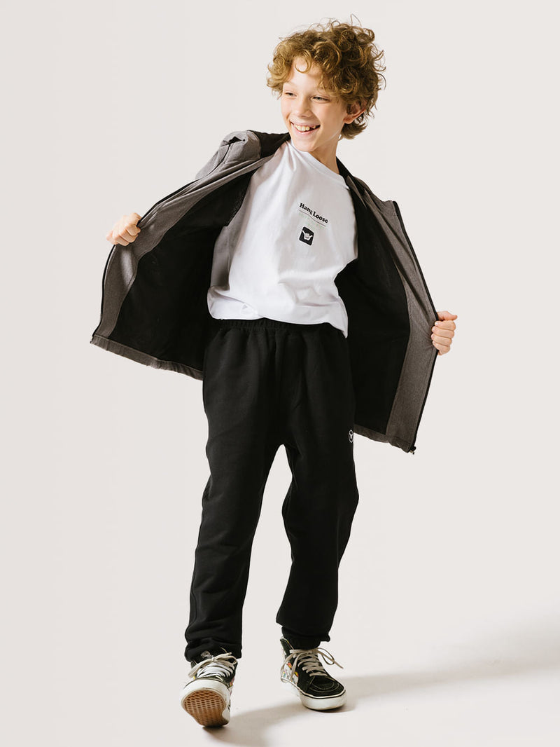Jaqueta Hang Loose Lv Zip Juvenil Grafite