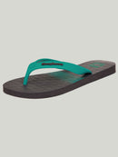 Chinelo Hang Loose String Preto/verde