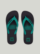 Chinelo Hang Loose String Preto/verde