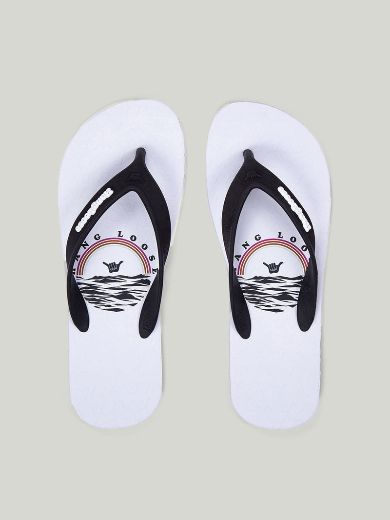 Chinelo Hang Loose Sea Branco/Preto