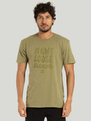 Camiseta Hang Loose Blooms Oliva