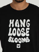 Camiseta Hang Loose Blooms Preta