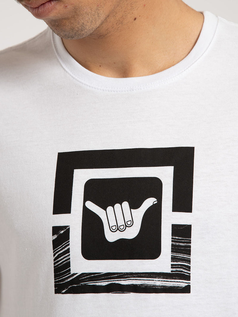 Camiseta Hang Loose Earthquake Branca