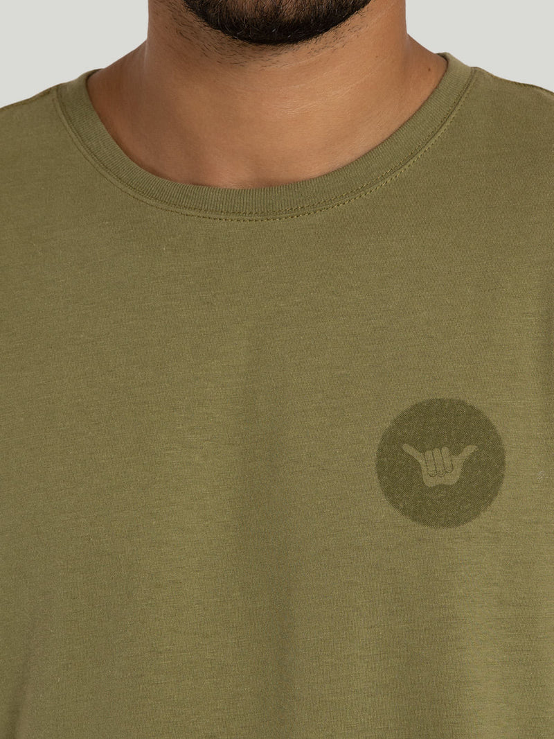 Camiseta Hang Loose Sunrise Oliva