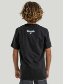 Camiseta Hang Loose Blooms Juvenil Preta