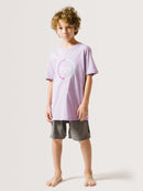 Camiseta Hang Loose Dub Juvenil Lilás