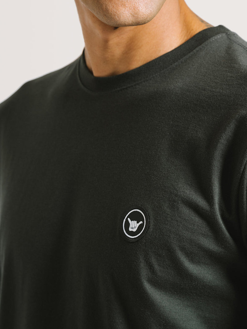 Camiseta Hang Loose Logolabel Chumbo