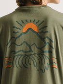Camiseta Hang Loose Mountain Oliva