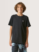 Camiseta Juvenil Hang Loose Logolabel Preta
