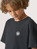 Camiseta Juvenil Hang Loose Logolabel Preta