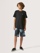Camiseta Juvenil Hang Loose Logolabel Preta