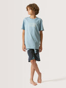 Camiseta Juvenil Hang Loose Aloha Azul