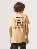 Camiseta Juvenil Hang Loose Elements Coral