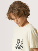 Camiseta Juvenil Hang Loose Elements Off White