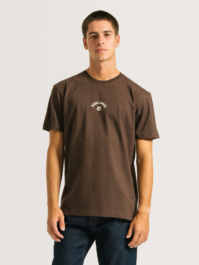 Camiseta Hang Loose  Chest Marrom
