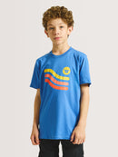 Camiseta Hang Loose Juvenil Sol Azul