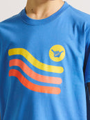 Camiseta Hang Loose Juvenil Sol Azul