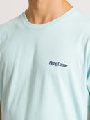Camiseta Hang Loose Lettering Azul