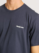 Camiseta Hang Loose Lettering Marinho