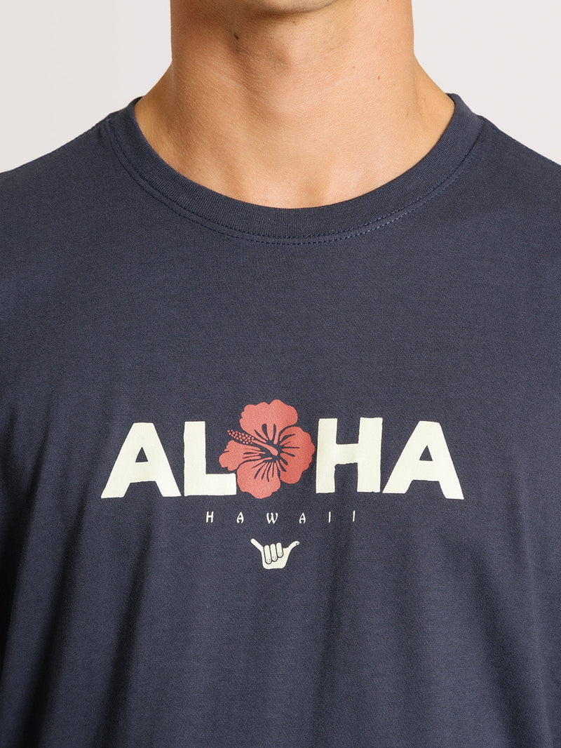 Camiseta Hang Loose Oahu Marinho