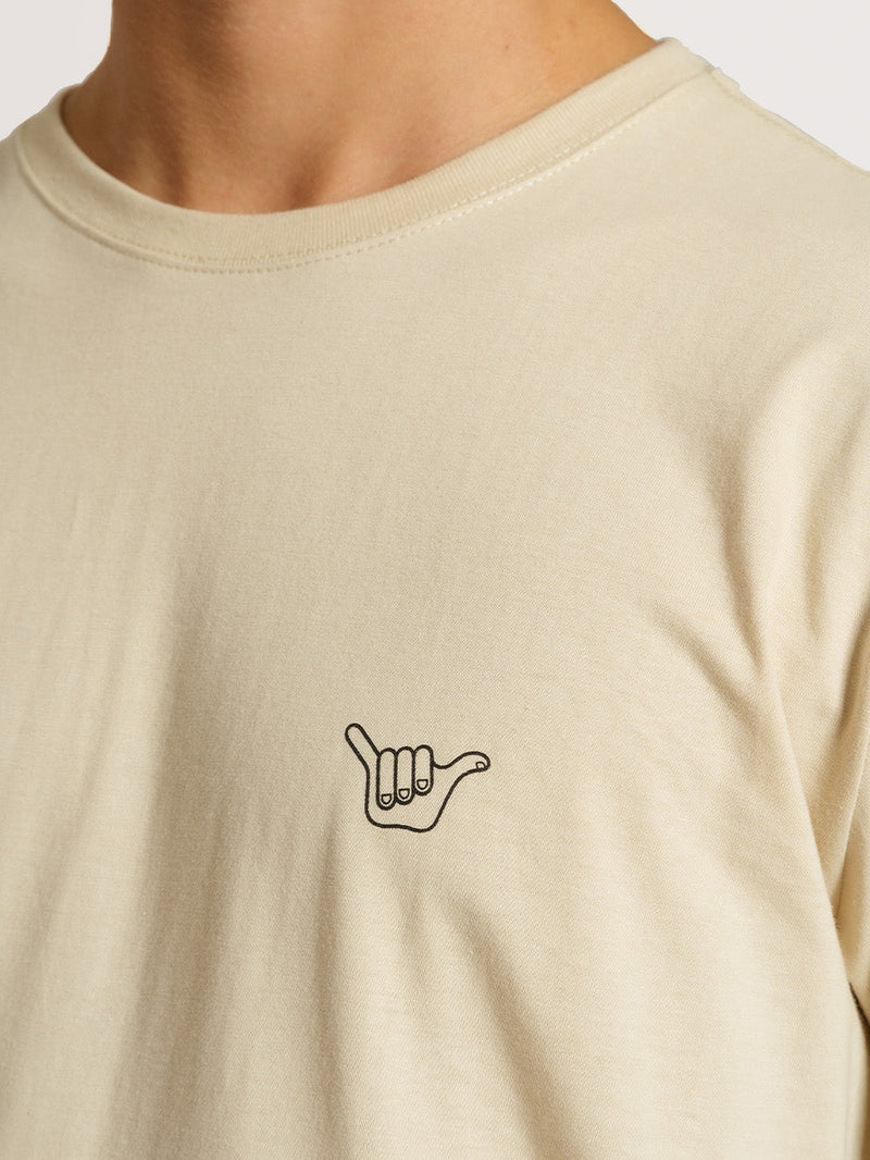 Camiseta Hang Loose Leaflogo Areia