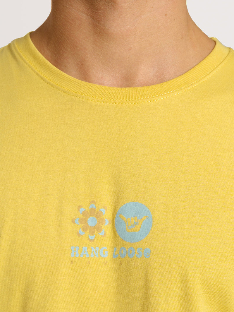 Camiseta Hang Loose Hypno Amarelo