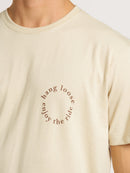 Camiseta Hang Loose Coastline Areia