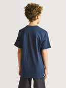 Camiseta Hang Loose Juvenil Logo 90 Marinho