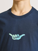 Camiseta Hang Loose Juvenil Logo 90 Marinho