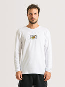 Camiseta Hang Loose Manga Longa Wildguys Branco