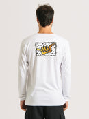 Camiseta Hang Loose Manga Longa Wildguys Branco