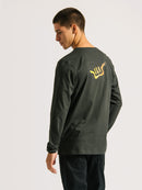 Camiseta Hang Loose Manga Longa Wildguys Chumbo