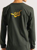 Camiseta Hang Loose Manga Longa Wildguys Chumbo