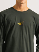 Camiseta Hang Loose Manga Longa Wildguys Chumbo