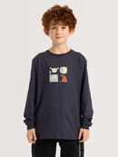 Camiseta Manga Longa Hang Loose Juvenil Lifestyle Marinho