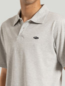 Polo Hang Loose Piquet Cinza