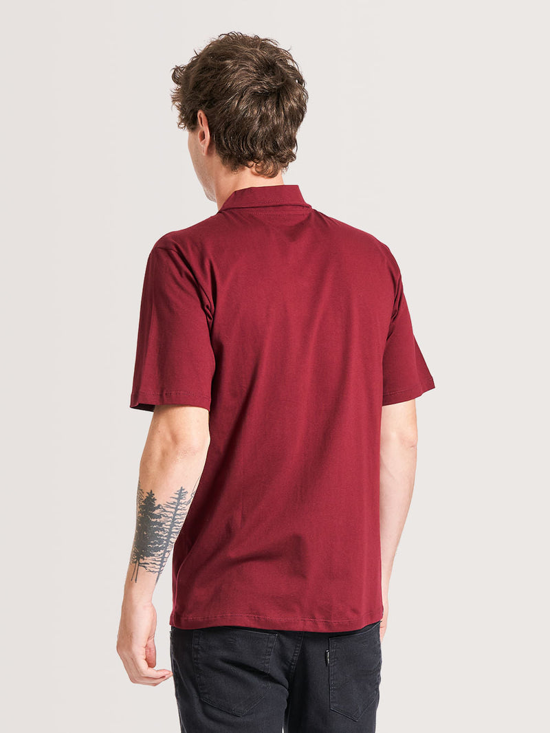 Polo Hang Loose Basic Bordô