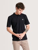 Polo Hang Loose Basic Preta